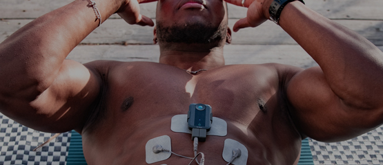 Electrostimulateur Musculaire,EMS Ceinture abdominale,Appareil Abdominal  Massage,Abdominal/Bras/Cuisses Muscle Stimulateur-Hommes et Femmes
